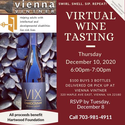 Virtual Wine Tasting event (text is same as PDF)